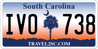 SC license plate IVO738