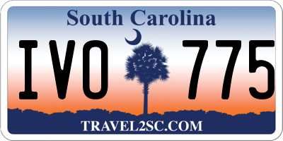 SC license plate IVO775