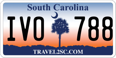 SC license plate IVO788
