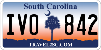 SC license plate IVO842