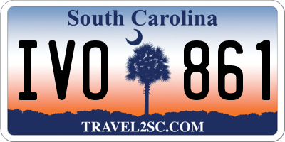 SC license plate IVO861