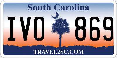 SC license plate IVO869