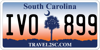 SC license plate IVO899