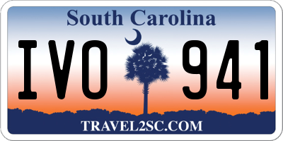 SC license plate IVO941