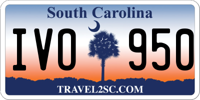 SC license plate IVO950