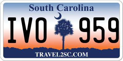 SC license plate IVO959