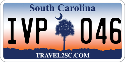 SC license plate IVP046