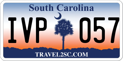 SC license plate IVP057