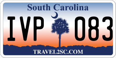 SC license plate IVP083