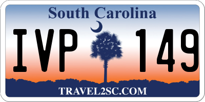 SC license plate IVP149