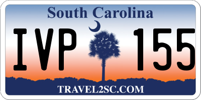 SC license plate IVP155
