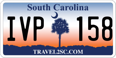 SC license plate IVP158