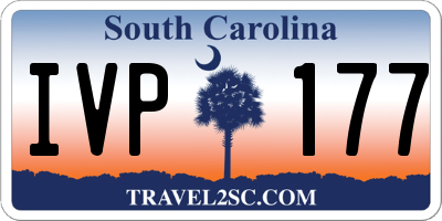 SC license plate IVP177