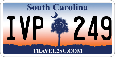 SC license plate IVP249