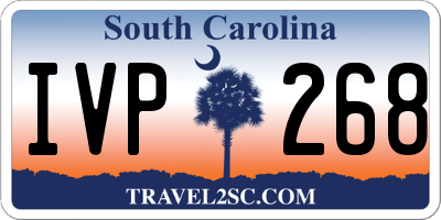SC license plate IVP268