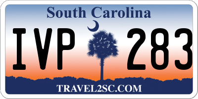 SC license plate IVP283