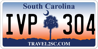 SC license plate IVP304