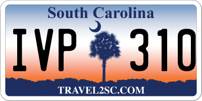 SC license plate IVP310