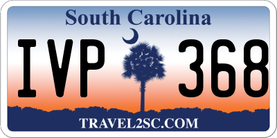 SC license plate IVP368