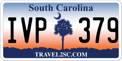 SC license plate IVP379