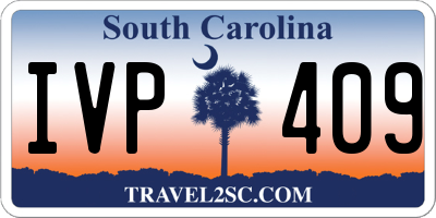SC license plate IVP409