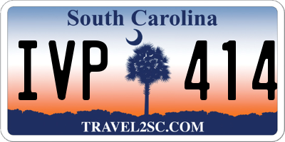 SC license plate IVP414