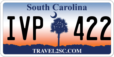SC license plate IVP422