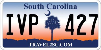 SC license plate IVP427