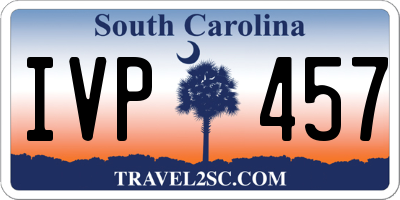 SC license plate IVP457