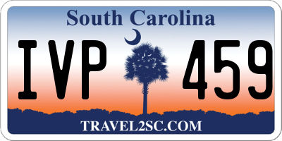SC license plate IVP459