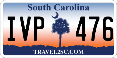 SC license plate IVP476