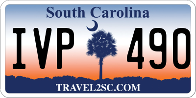 SC license plate IVP490