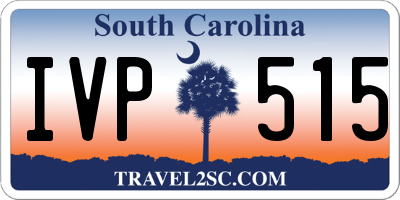 SC license plate IVP515