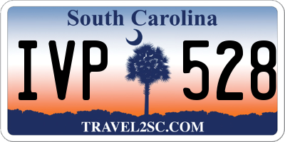 SC license plate IVP528