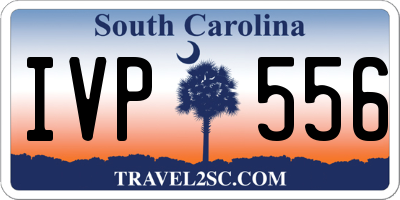 SC license plate IVP556