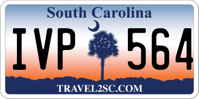 SC license plate IVP564