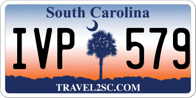 SC license plate IVP579
