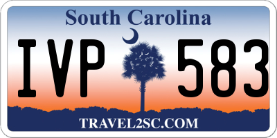 SC license plate IVP583