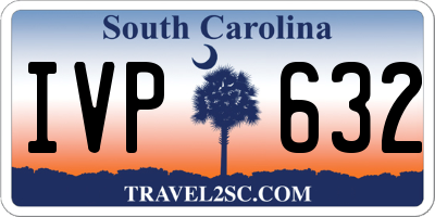 SC license plate IVP632