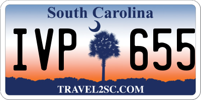 SC license plate IVP655