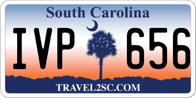 SC license plate IVP656