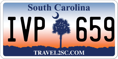SC license plate IVP659