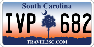 SC license plate IVP682