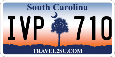 SC license plate IVP710