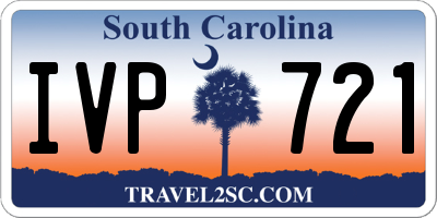 SC license plate IVP721
