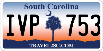 SC license plate IVP753