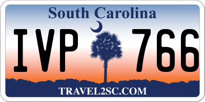 SC license plate IVP766