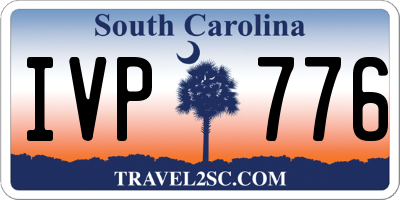 SC license plate IVP776