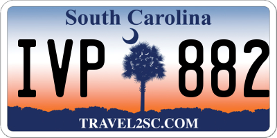 SC license plate IVP882