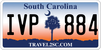 SC license plate IVP884